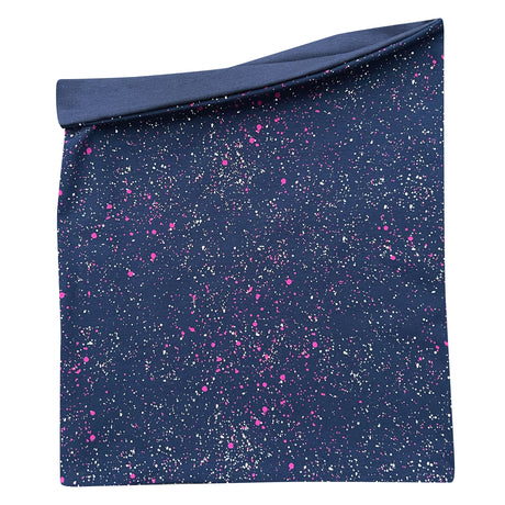 Wollhuhn LONG Loop, gedoppelter Schal mit Jersey- oder Fleecefutter, handgemacht, für Komfort und Schutz, geeignet für Kinder und Erwachsene, detailreich verarbeitet.