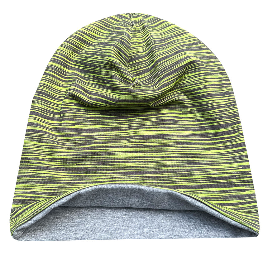 Wollhuhn Öko Long Beanie, zweilagig, aus weichem Baumwolljersey, formbeständig und pflegeleicht, ideal für Kinder, bietet komfortablen Sitz und Wärme.