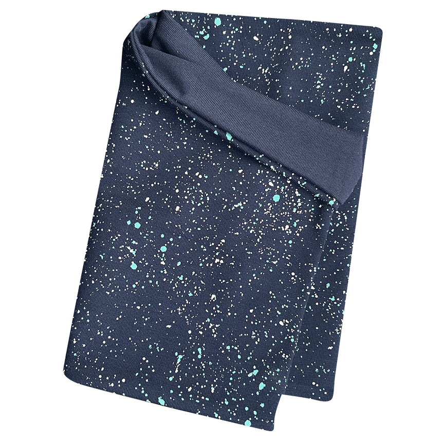 Wollhuhn Leichtes Lockeres Öko Jersey Halstuch, handgefertigt, speckeltes Design, ideal für Kinder, weich und langlebig, perfekt für Frühling und Sommer.