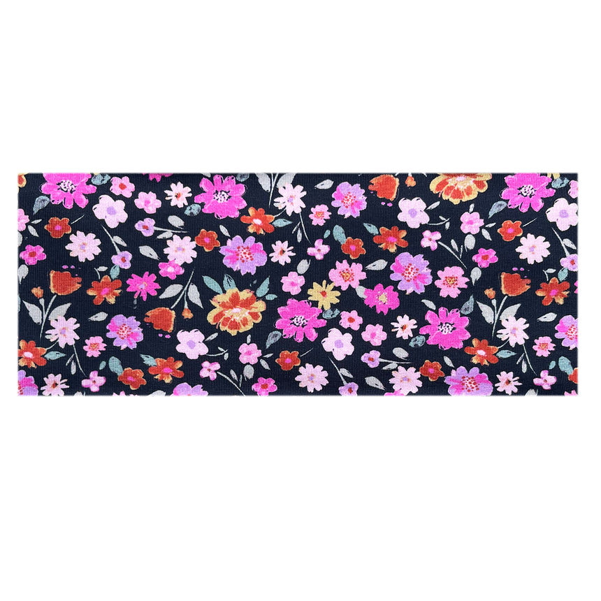 Wollhuhn Elastisches Öko Stirnband: Handgemachtes, zweilagiges Jersey-Stirnband aus weicher Bio-Baumwolle, ideal für Kinder und Erwachsene, vielseitig und bequem.