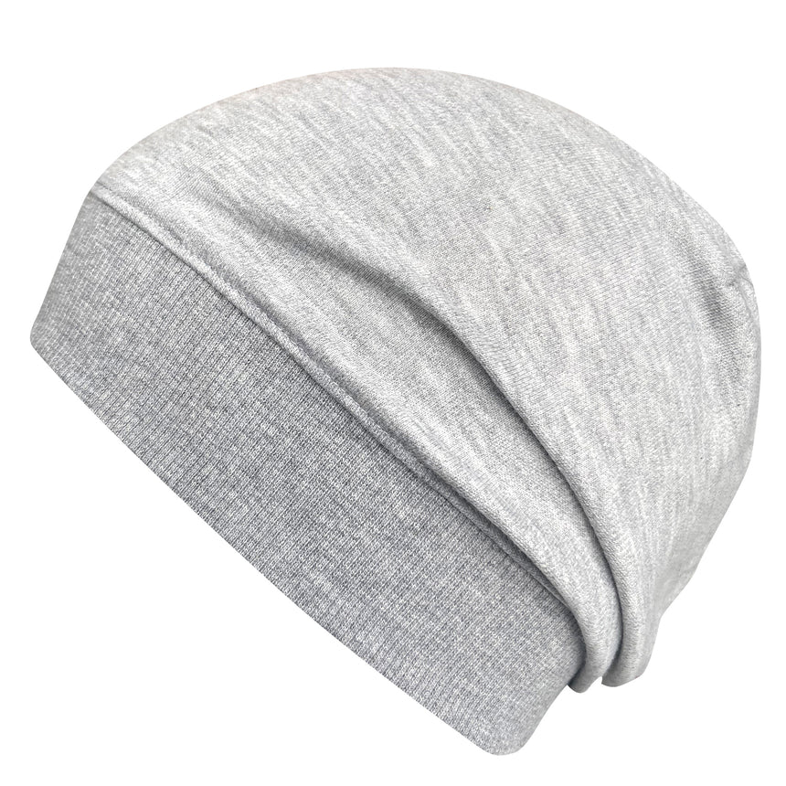 Wollhuhn ADD-ON JERSEY-Futter für die Dünnen Beanies, leichtes graues Beanie-Material, ideal für ganzjährigen Tragekomfort. Nicht separat erhältlich, nur mit zusätzlicher Beanie.