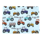 Wollhuhn Halstuch / Schlupfschal / Loop WARM, Innen Fleece, Trecker/Traktor Mint