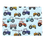 Wollhuhn Halstuch / Schlupfschal / Loop WARM, Innen Fleece, Trecker/Traktor Mint