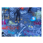 Wollhuhn Halstuch / Schlupfschal / Loop WARM, Innen Fleece, Cool Stuff Jeansblau