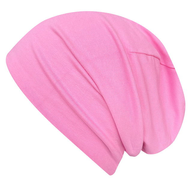 Wollhuhn Öko Long Beanie, zweilagig, aus weichem Baumwolljersey. Wendemütze, perfekt für das ganze Jahr, handgefertigt in Deutschland für optimalen Tragekomfort.