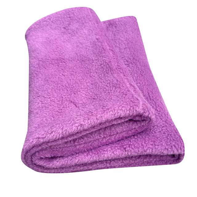 Wollhuhn WINTER Halstuch/Schlupfschal „Unser Wärmster“, doppellagiger, handgemachter Fleece-Loop in Flieder, ideal für Kinder und Erwachsene, bietet hohen Tragekomfort und Wärme.
