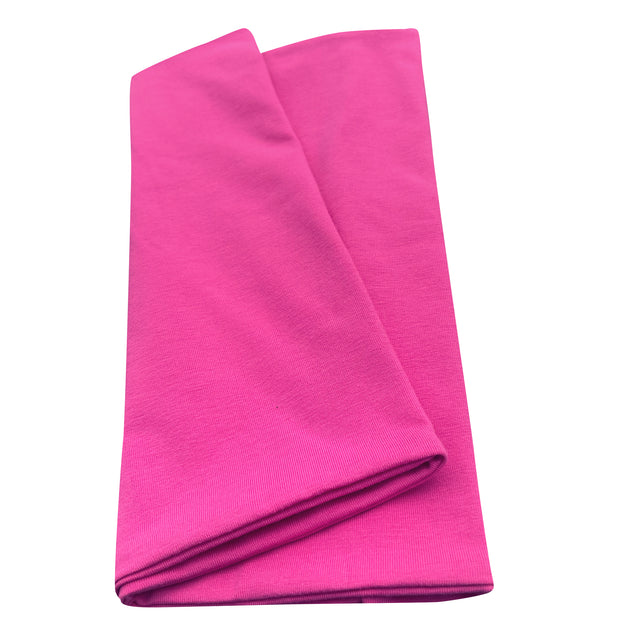 Wollhuhn LONG Loop, einfarbig pink, handgefertigt, weich, für Kinder und Erwachsene, ideal für Komfort und Schutz, vielseitig und wendbar.