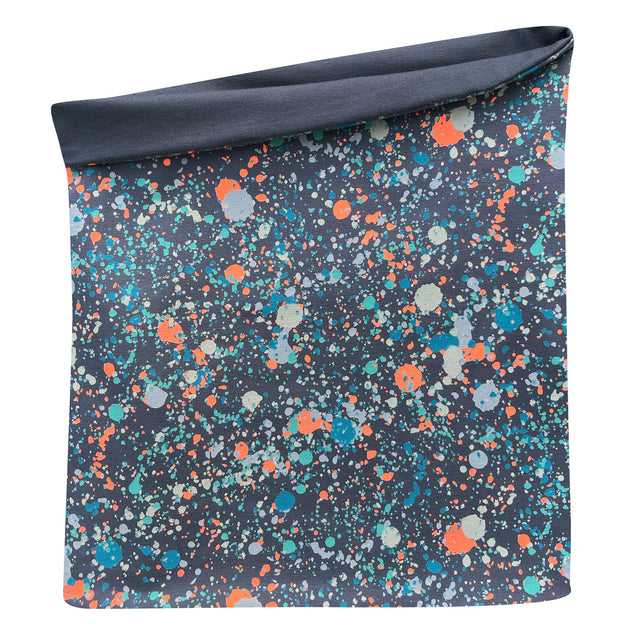 Wollhuhn LONG Loop, handgemachter, verlängerte Schal mit Jersey- oder Fleecefutter, ideal für Komfort und Schutz, in buntem Design. Perfekt für Kinder und Erwachsene.