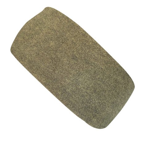 Wollhuhn elastisches Öko-Stirnband aus zweilagigem Fleece, ideal für empfindliche Haut. Handgemacht, dehnbar und kuschelig, perfekt für kalte Tage.