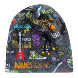 Wollhuhn Öko Long Beanie / Wendemütze, Ganzjährig, Zweilagig,  Cool Stuff Dunkelgrau/Anthrazit