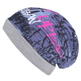 Wollhuhn Öko Long Beanie / Wendemütze, Ganzjährig, Zweilagig, Skater Grau/Pink