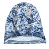 Wollhuhn Öko Long Beanie / Wendemütze, Ganzjährig, Zweilagig, Bähm! Grau