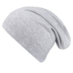 Wollhuhn Öko Long Beanie / Wendemütze, Ganzjährig, Zweilagig,  Big Stars Grau/Rosa/Pink